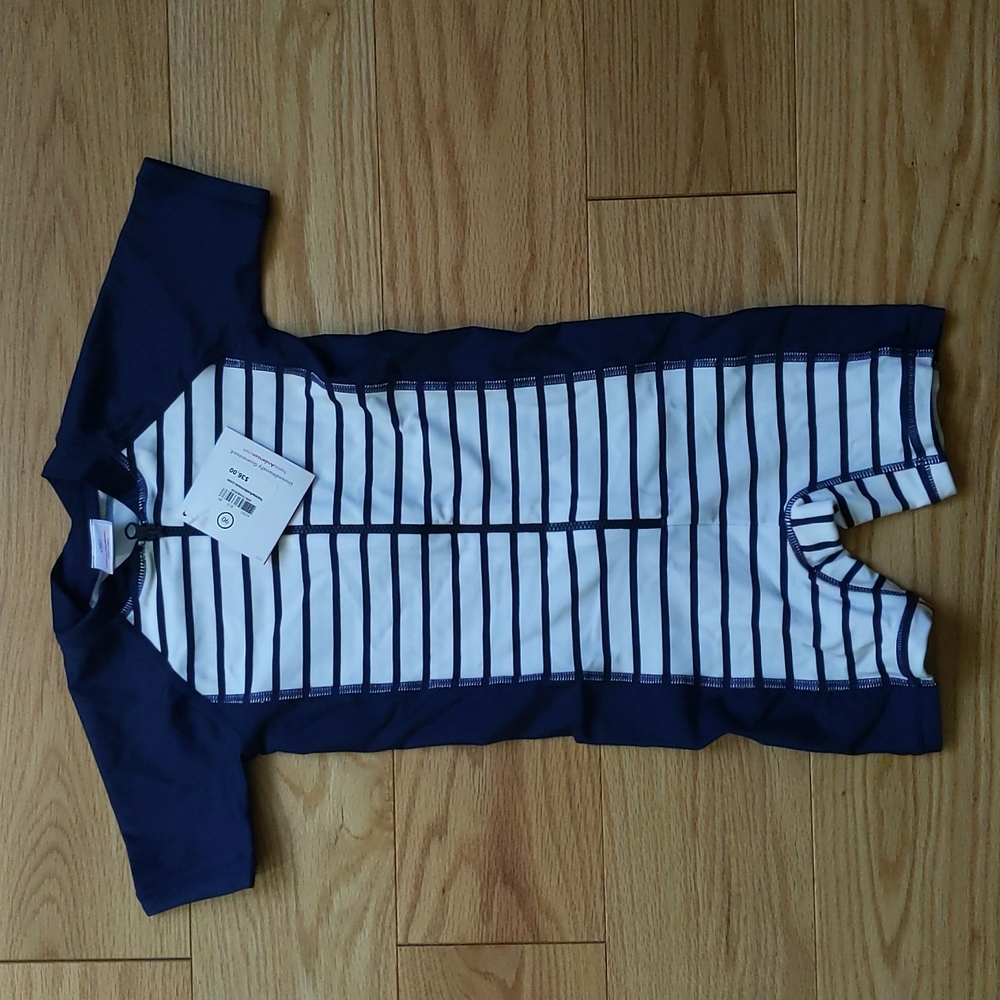 NWT Hanna Andersson One-Piece Rash Guard, sz 90
